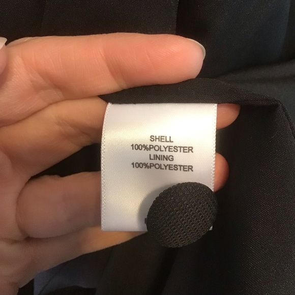 GIBSON LATIMER Women's Black Cropped Notched Lapel 1 Button Blazer XL NEW - Picture 7 of 7